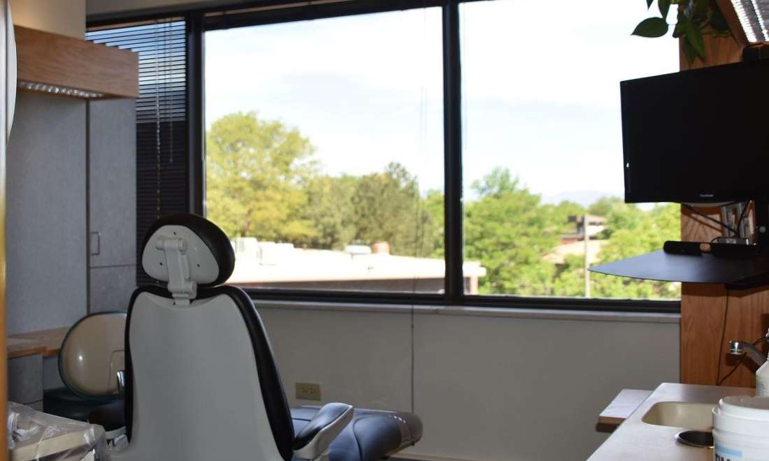 Treatment area at dentist office in Cherry Creek Denver